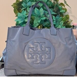 Tory Burch Slate Blue Tote